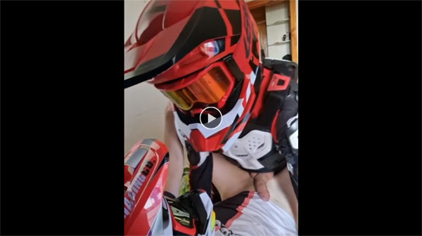 Guys in motocross outfit fuck